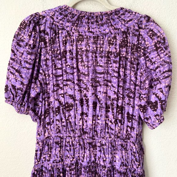 Ulla Johnson NEW Kemala Boho Printed Wrap Midi Dress - Picture 12 of 13